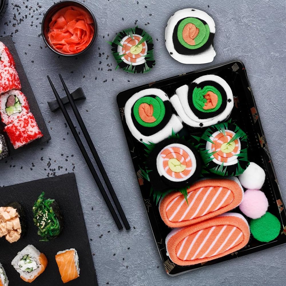 3 pares sushi