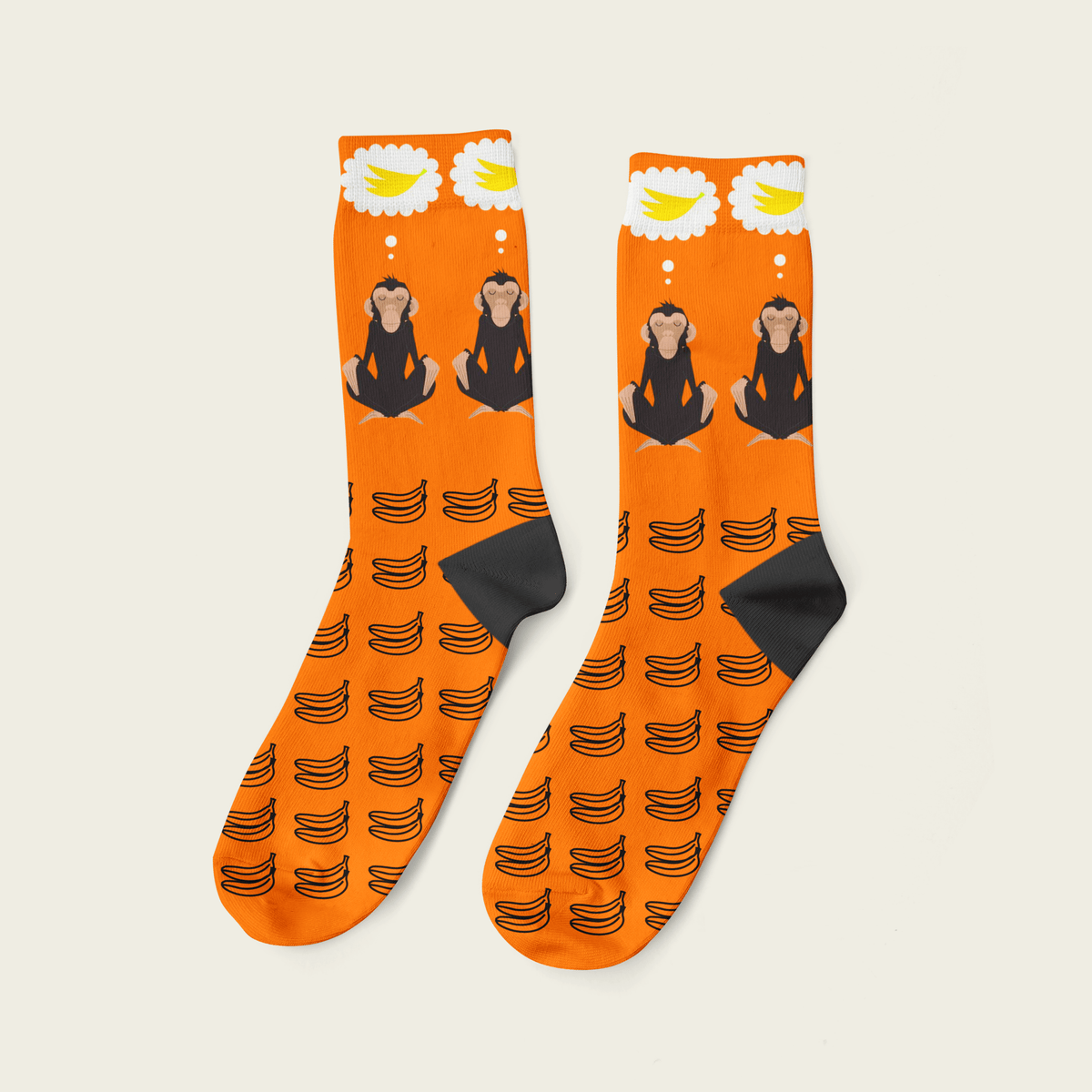 Mono Platano - Yuyubee Socks - Calcetin Sock