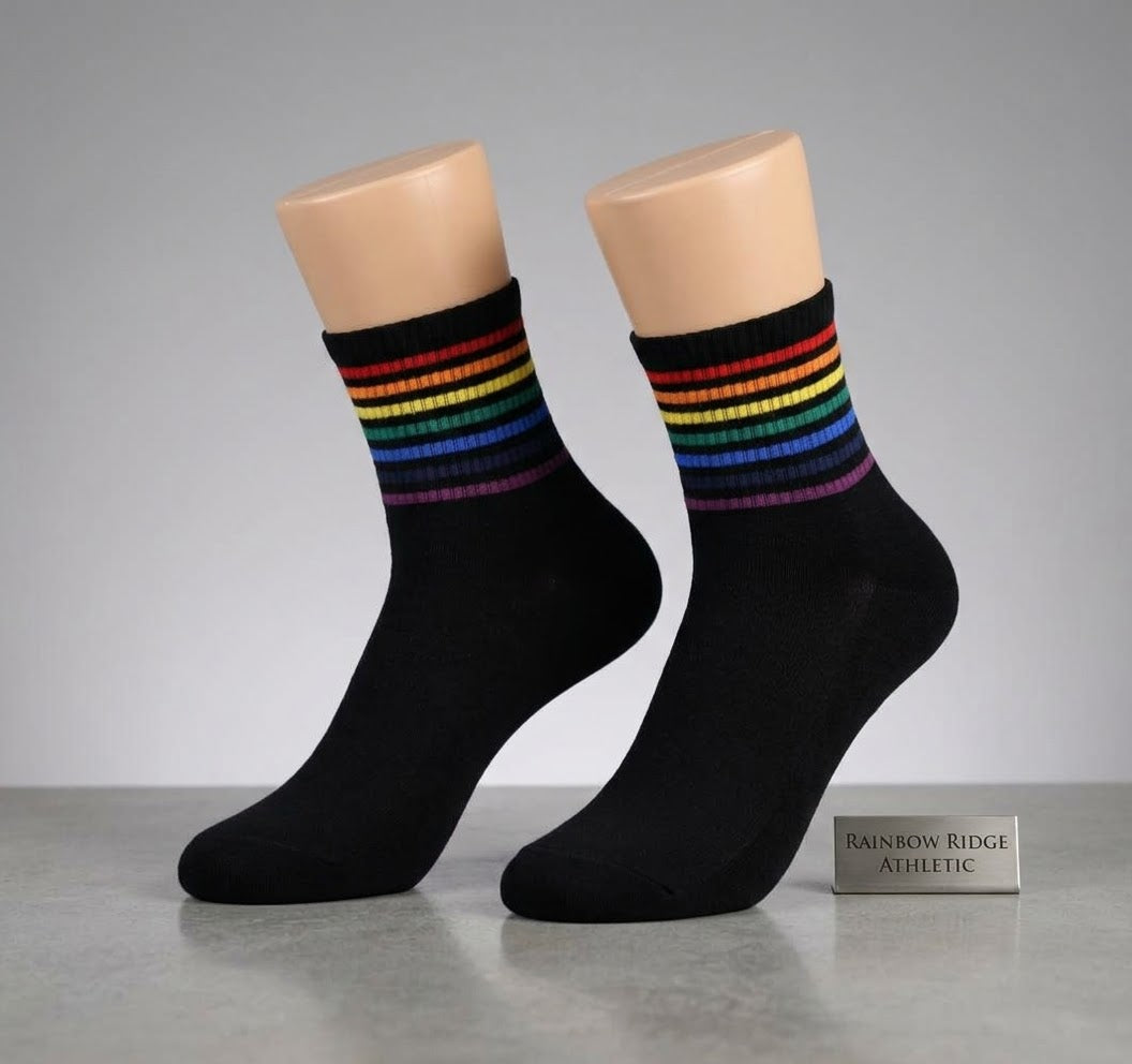 Tenis arcoiris negro