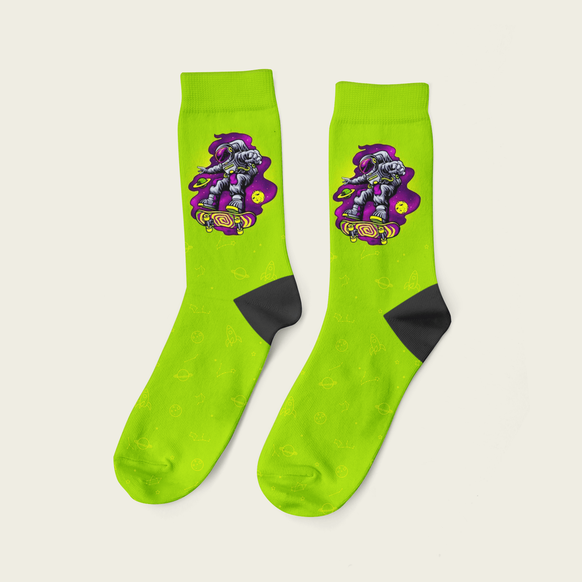 Astronauta Skate - Yuyubee Socks - Calcetin Sock