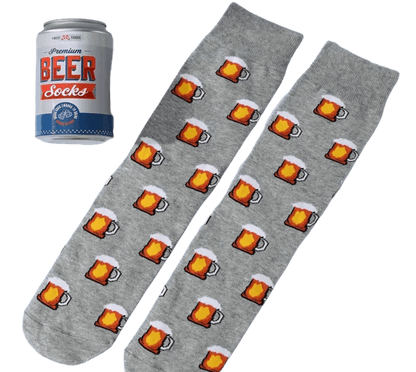 Calcetines cerveza en lata