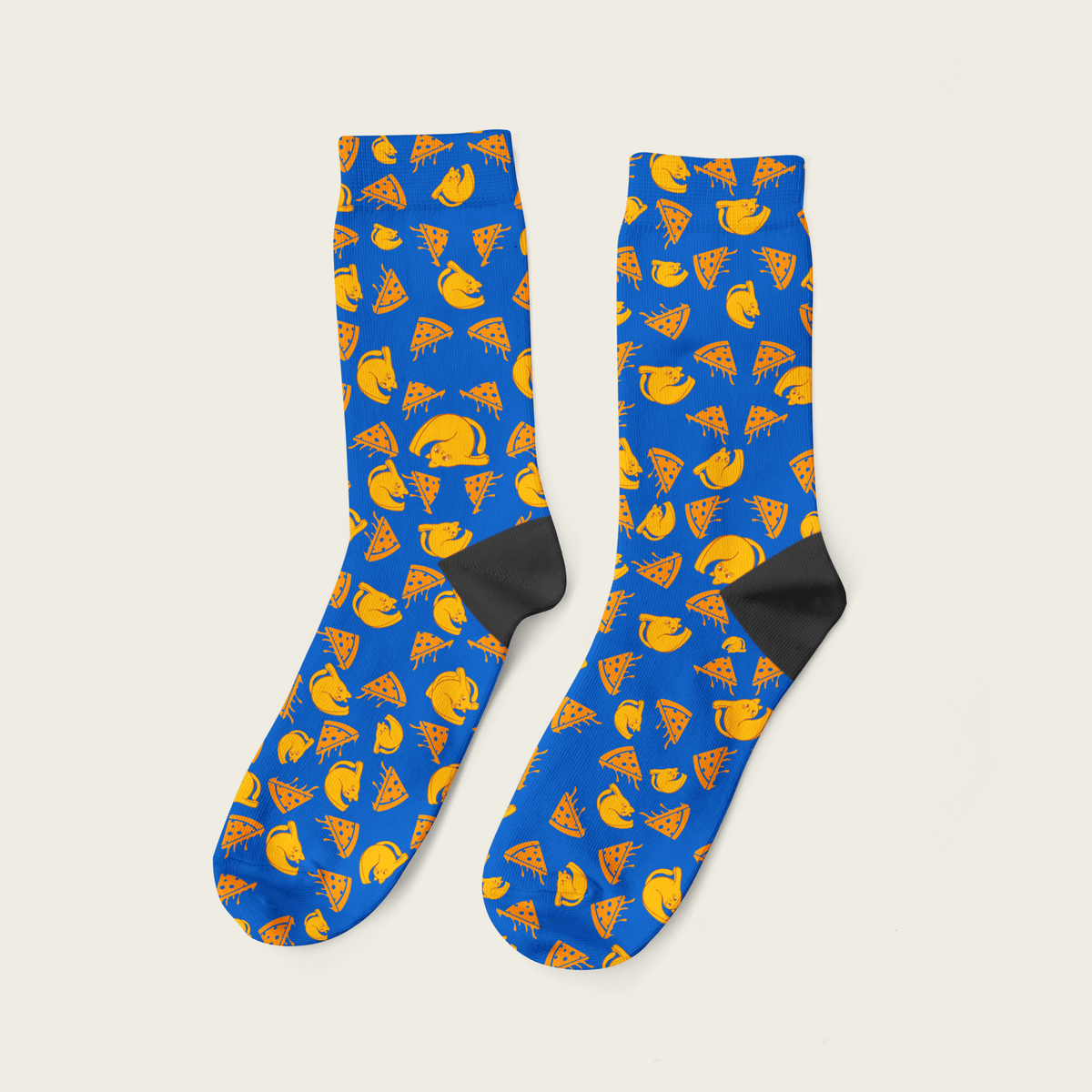 Gato Pizza - Yuyubee Socks - Calcetin Sock