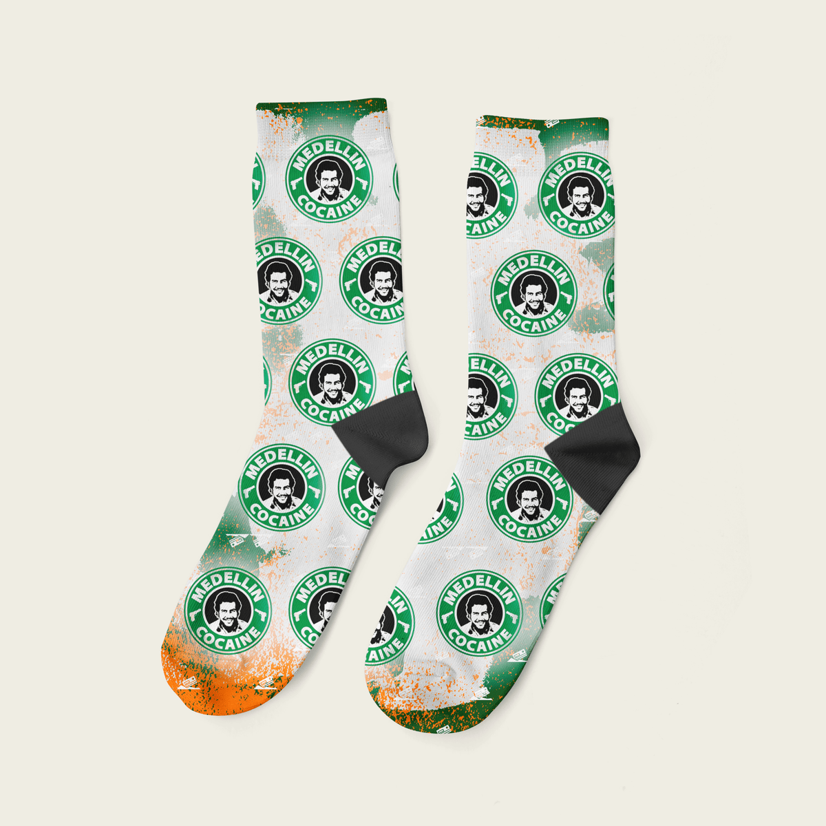 Medellin Columbia Cocaine - Yuyubee Socks - Calcetin Sock